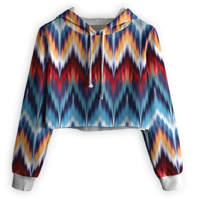 Sublimation Cropped Hoodie